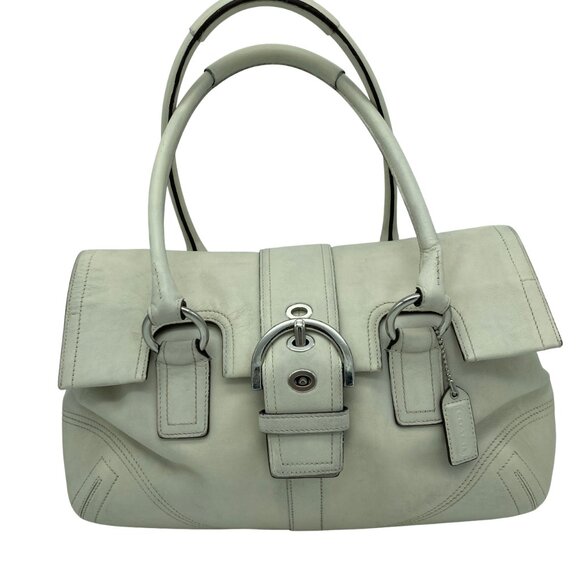 Vintage Coach Soho Flap Leather Shoulder Bag - Picture 1 of 12